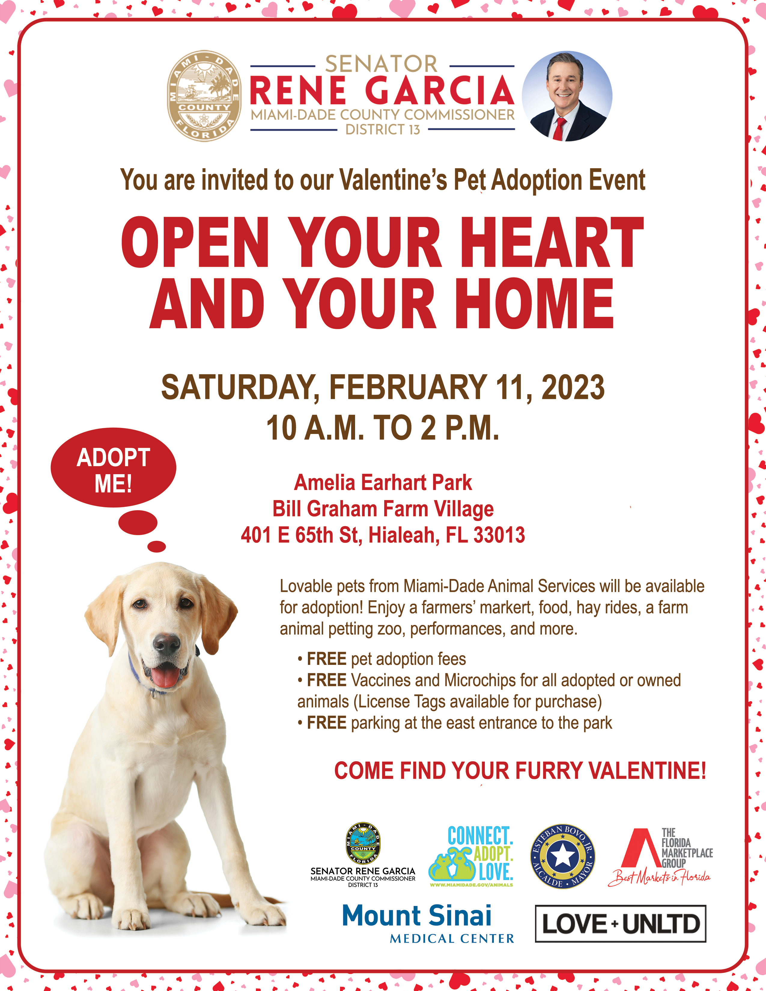 Pet Adoption Valentine's Event