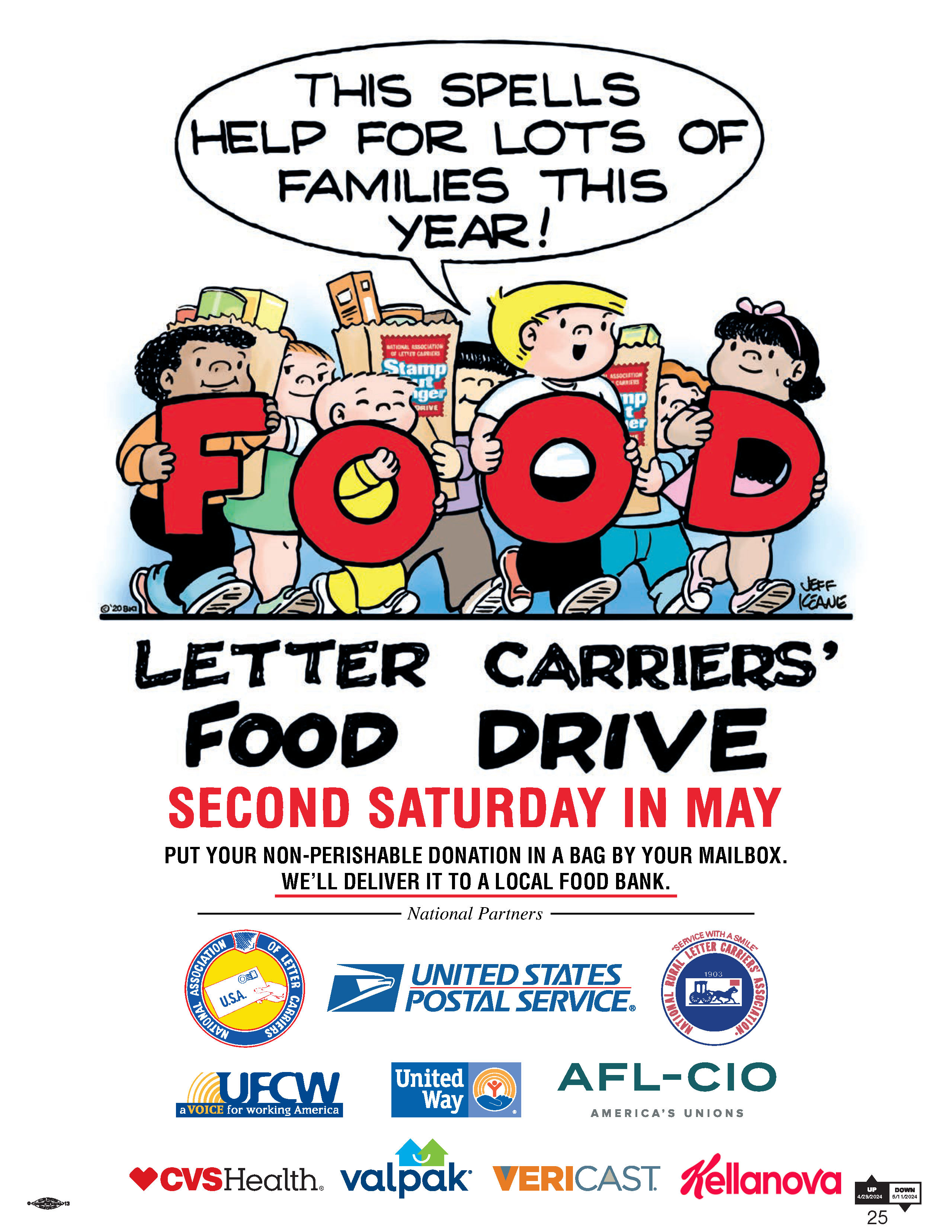 2024 Letter Carriers' Food Drive